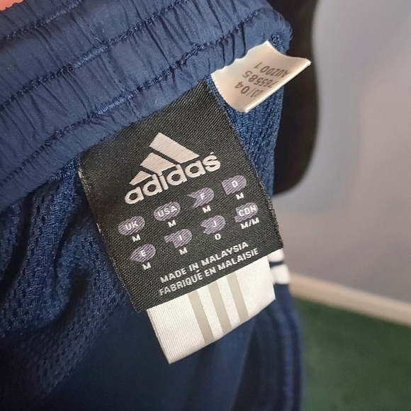 Adidas Men's Size Medium Navy Blue And White Windbreaker Set Size Medium - Picture 13 of 13